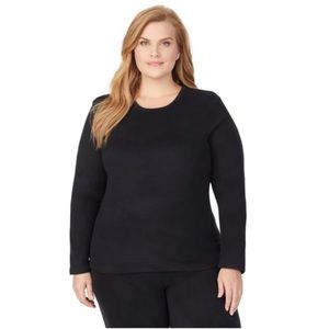 Cuddl Duds Fleecewear Stretch Long Sleeve Crew 2X